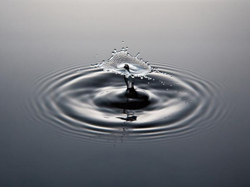 Nước tĩnh lặng chiếu là hình ảnh của tâm bình lặng.