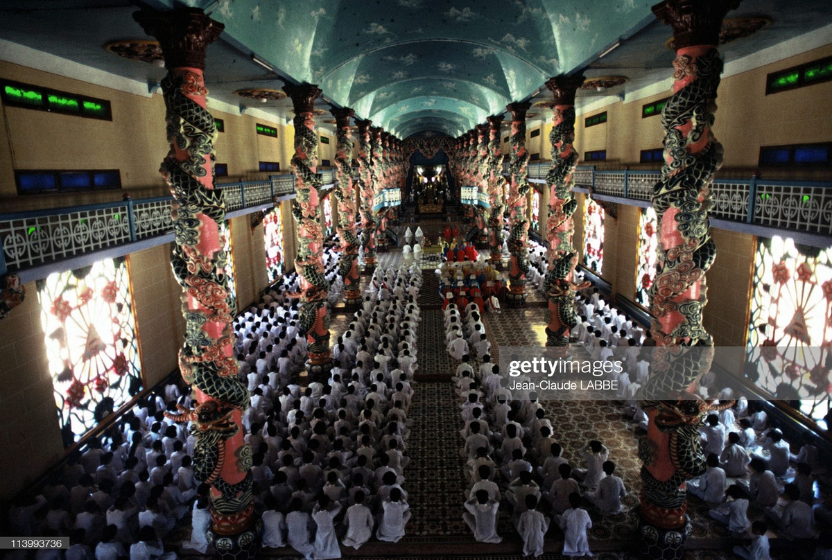 Buổi thánh lễ ở Tòa thánh Tây Ninh.