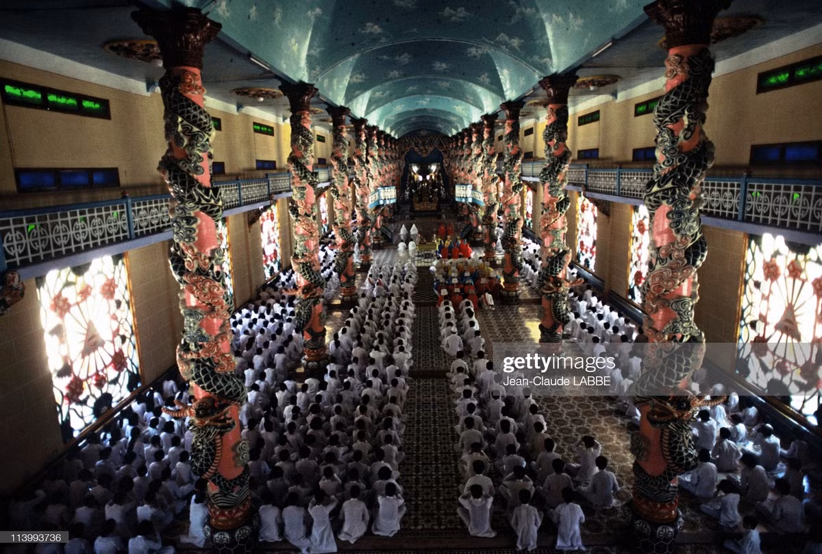 Buổi thánh lễ ở Tòa thánh Tây Ninh.