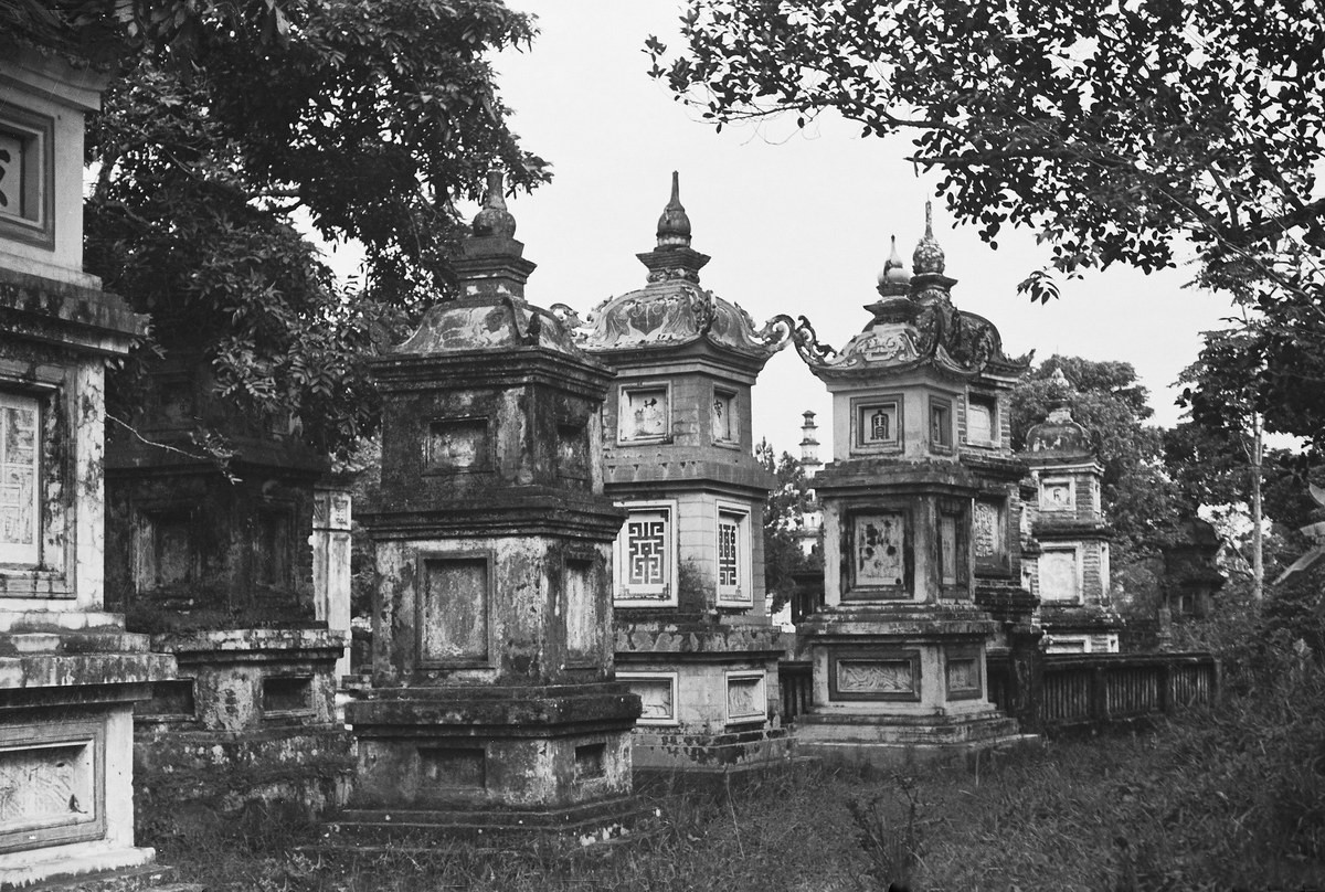 Đây là nơi an nghỉ của các vị sư từng tu hành ở chùa.