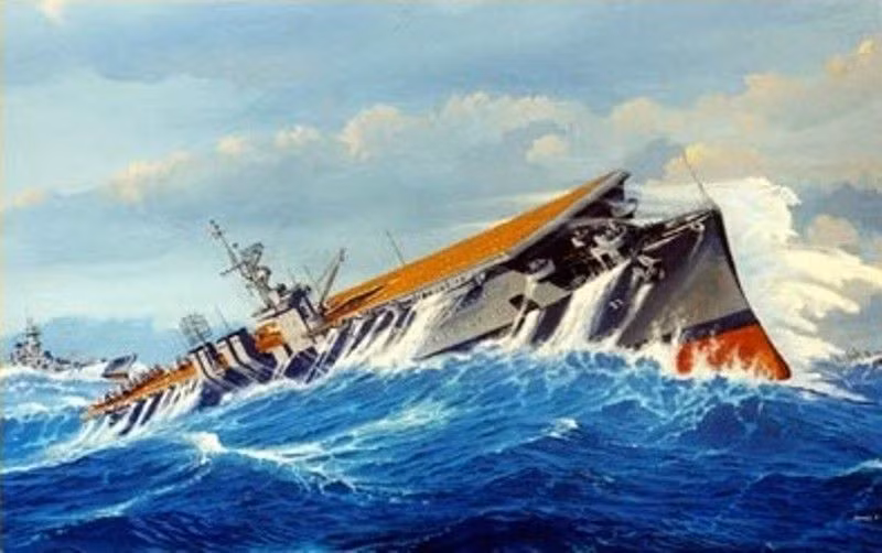 Trong số 300 thành viên thủy thủ đoàn, chỉ có 16 người thiệt mạng. Sau đó, các tàu khu trục đã đánh chìm Langley để nó không rơi vào tay quân Nhật. Tàu sân bay đầu tiên của Mỹ đã chấm dứt sự tồn tại của mình như vậy.