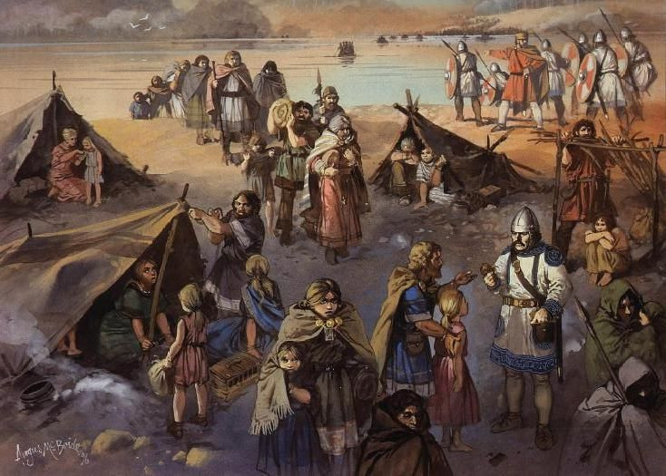 Những người Visigoth dưới sự lãnh đạo của Fritigern đã được phép định cư ở phía Nam sông Danube thuộc Đế chế La Mã. Nhưng trước sự cai trị áp bức của các quan chức La Mã, họ đã sớm nổi dậy.