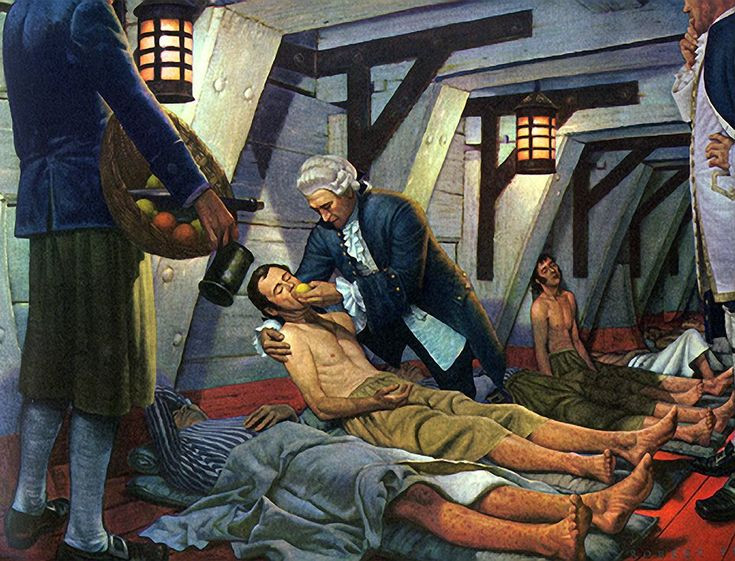 Ông cho các bệnh nhân dùng rau củ quả, đặc biệt là các loại cam quýt, để bổ sung dưỡng chất trong một thời gian dài. Kết quả là những triệu chứng như rụng răng, chảy máu nướu và rệu rã cơ thể dần biến mất.