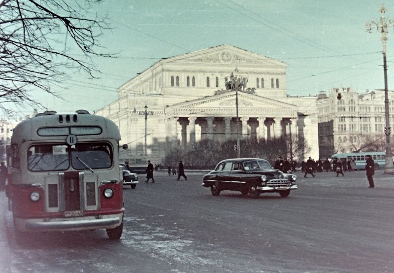 Nhà hát Bolshoi, hay Nhà hát Lớn của Moscow.