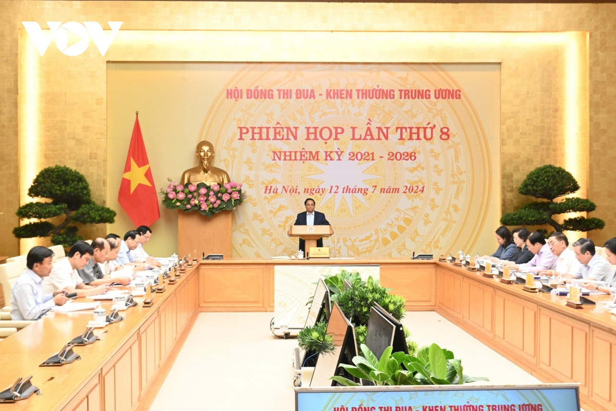 Thủ tướng chủ trì phiên họp Hội đồng Thi đua khen thưởng Trung ương Thu tuong chu tri phien hop Hoi dong Thi dua khen thuong Trung uong