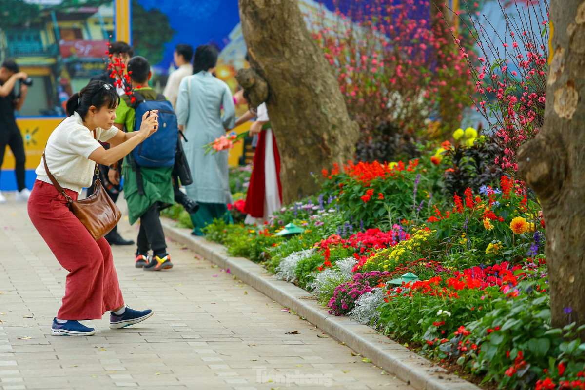 Ho Hoan Kiem ruc ro sac hoa xuan-Hinh-12