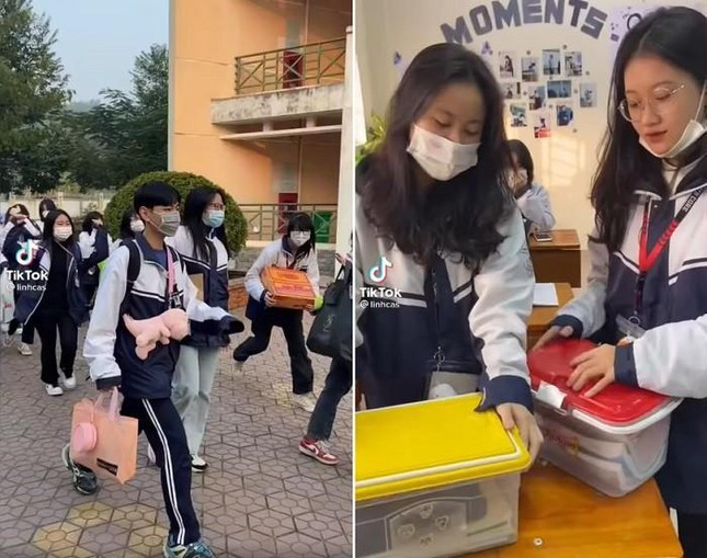 Khi co giao dem chau di day hoc khien hoc sinh cuoi ngat