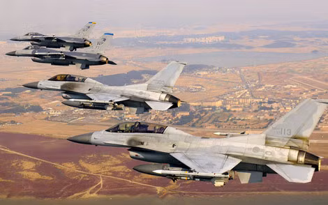 Máy bay KF-16 của Không quân Hàn Quốc.