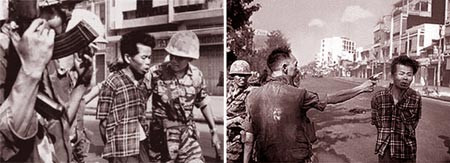 Chiến sĩ đặc công Nguyễn Văn Lém bị bắt giải đến cho Nguyễn Ngọc Loan và bị Loan bắn chết. Bức ảnh này đã bị dư luận kịch liệt lên án.