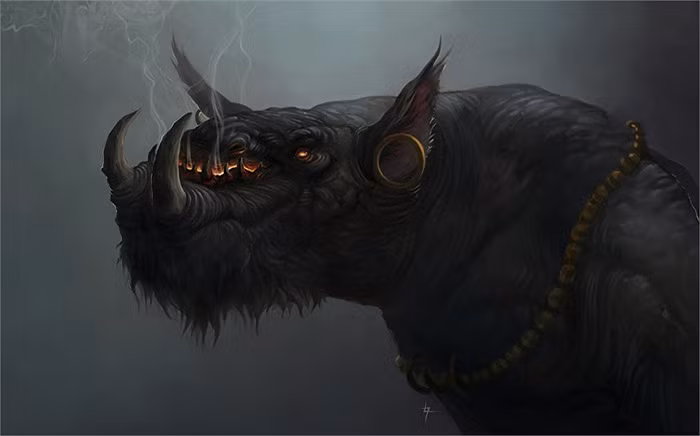 Truyền thuyết khác kể về nhà tù Newgate. Vào năm 1596, một phù thủy đã bị tù nhân giết và ăn thịt. Quanh nhà tù này đã xuất hiện một con chó ma.