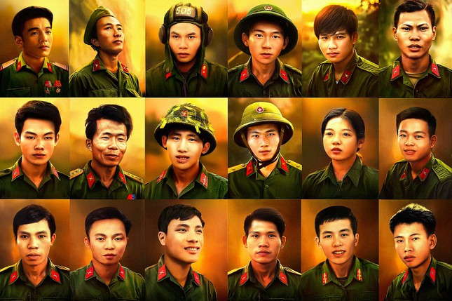 Anh Thắng cho biết, nhóm có 12 thành viên, đến nay, có khoảng 300 bức ảnh liệt sĩ được phục dựng miễn phí và được in, đóng khung trao tận tay các gia đình liệt sĩ khiến nhiều người xúc động trước tấm lòng, tài năng của các chàng trai trẻ.