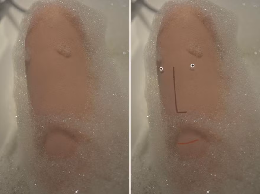 Những khuôn mặt người có thể xuất hiện ở khắp mọi nơi, chỉ cần có cơ sở, lập tức Tineke Meirink sẽ liên tưởng, thêm thắt nhiều nét vẽ và biến những điều đơn giản trở nên nghệ thuật hơn, bắt mắt hơn.