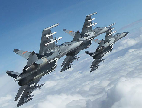 Trung Quốc đã đưa tới Hải Nam hàng loạt máy bay tiên tiến như J-11, JH-7, H-6M và tương lai là cả J-16, J-15 để tăng cường hoạt đông ở khu vực Biển Đông.