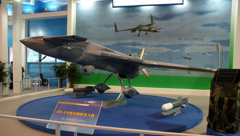 Mô hình UAV chiến đấu CH-3.