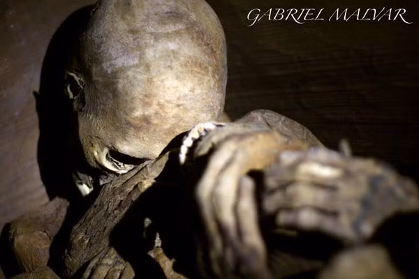 5. Động Timbac, Kabayan, Philippines: Để chiêm ngưỡng những xác ướp 500 tuổi trong hang động Timbac, thuộc công viên quốc gia núi Pulag, du khách cần phải thuê những người dẫn đường bởi thổ dân nơi đây không muốn người lạ xâm phạm mà không xin phép vào vùng đất của tổ tiên họ. Du khách sẽ phải mất 2 giờ lặn lội trong rừng mới tới được cửa hang và chiêm ngưỡng các xác ướp thổ dân Kabayan nằm trong hang động này. Những xác ướp nằm trong hang động tối tăm càng làm tăng thêm mức độ rùng rợn của chuyến phiêu lưu.