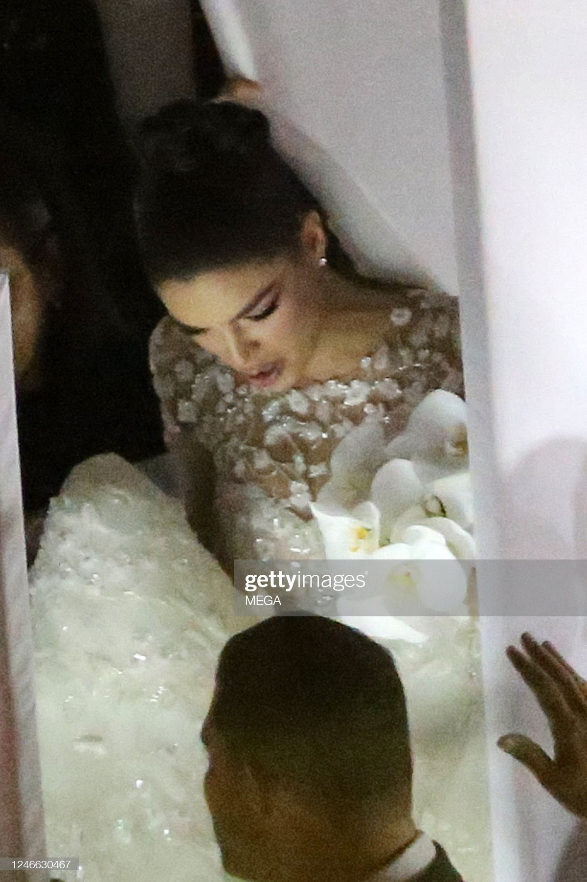 Vo chong David Beckham va dan sao du tiec cuoi A hau Hoan vu 2021