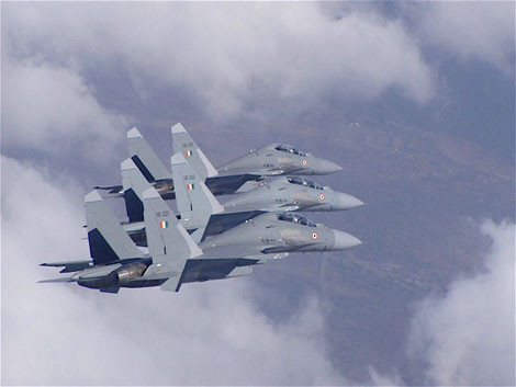 Tiêm kích đa năng thế hệ 4 Sukhoi Su-30MKI.