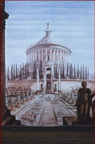 Không chỉ gây ấn tượng bởi quy mô, khu lăng mộ còn được trang hoàng bằng những bức tranh tường lộng lẫy, những bức tượng tinh xảo, nhiều bức được dát vàng lộng lẫy, cả trong nội thất và ngoại thất.