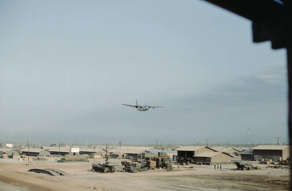 Từ khu căn cứ Biên Hòa nhìn về hướng Tây Bắc.