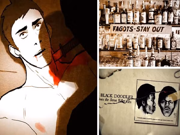 Tiếp cận mục tiêu ở các CLB, quán Bar của người đồng tính, vẽ chân dung nạn nhân và... xuống tay bằng dao là cách thức của "The Doodler"