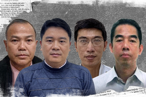 Diem ten nhung quan chuc nhan hoi lo trong cac vu dai an, xo kham