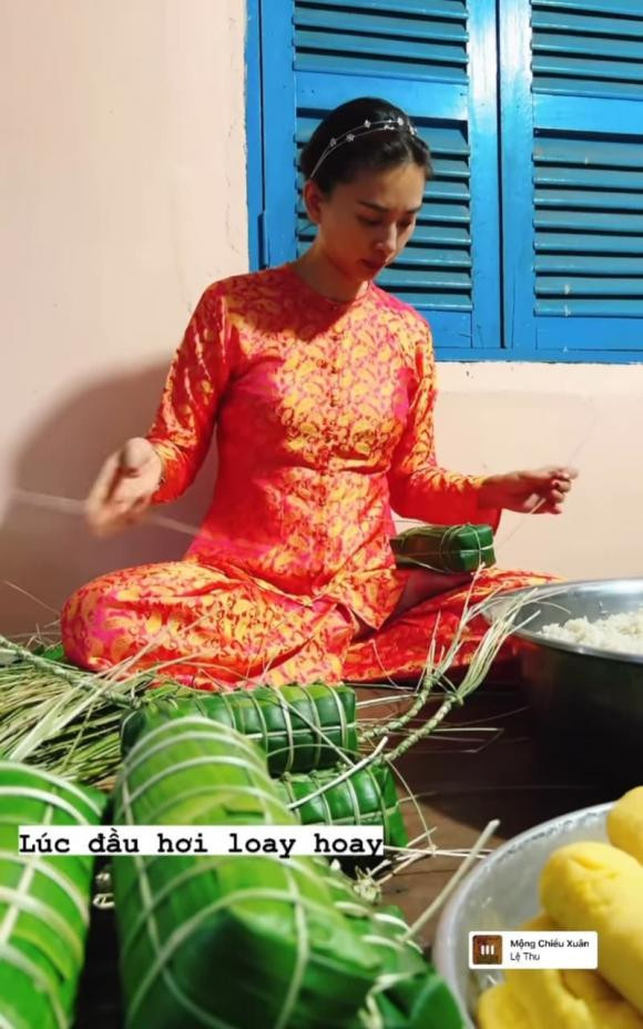 Khoanh khac de thuong cua Ngo Thanh Van- Huy Tran khi ve que an Tet-Hinh-3