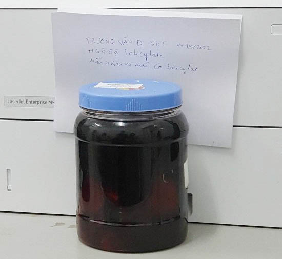 Uong ruou ngam nguyen con- can than ruoc hoa vao than