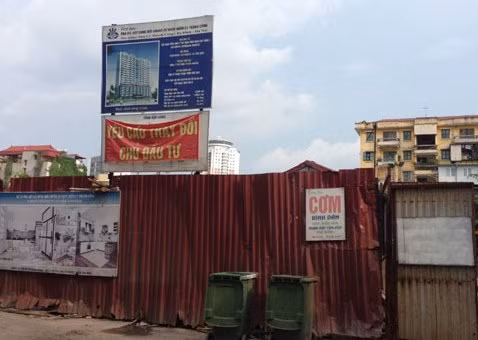 Dự án dậm chân tại chỗ suốt 5 năm nay.