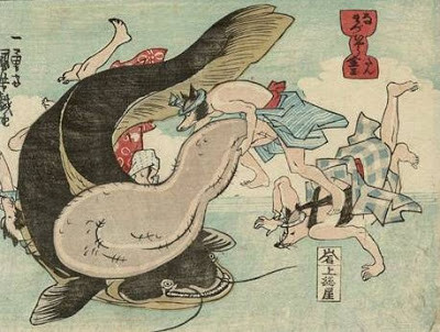 Trong suốt thế kỷ 19 và sau khi xảy ra trận động đất ở Edo (ngày nay là Tokyo) hồi tháng 10/1855, truyền thuyết về quái vật Namazu ngày càng phổ biến. Người dân tin rằng, quái vật khổng lồ trên trừng phạt sự tham lam của con người. Bằng cách gây ra những trận động đất, Namazu muốn con người phân chia của cải ngang bằng nhau. Vì vậy, nó được coi là thần của cải.