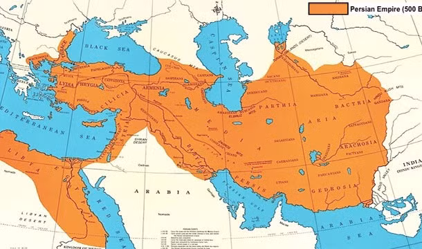 Vào thời kỳ huy hoàng năm 480 trước công nguyên, đế chế Ba Tư chiếm tới 44% dân số thế giới.