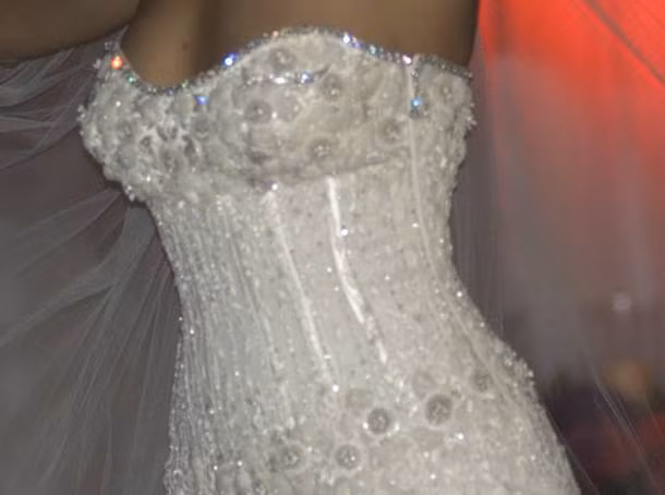Chiếc váy cưới đắt nhất thế giới The Diamond Wedding Gown có trị giá 12 triệu USD do Renee Strauss (một đại lí áo cưới vô cùng nổi tiếng tạ Beverley Hills) và Martin Katz, đại lí kim cương tạo ra. Chiếc váy sử dụng 150 cara kim cương, khiến mẫu váy cưới này có giá siêu khủng.