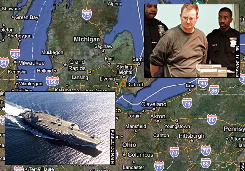 5. Trong thời gian làm sĩ quan Hải quân Mỹ trên tàu sân bay USS Nimitz, sát nhân giết người hàng loạt John Eric Armstrong đã có cơ hội gây án ở nhiều quốc gia khác nhau.