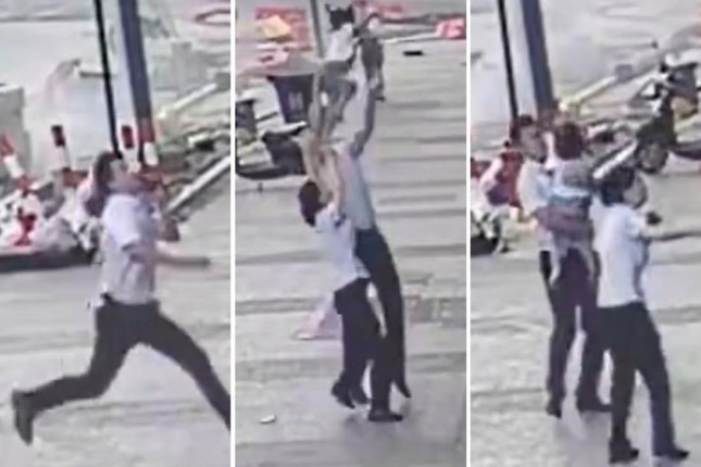 Nguoi dan ong duoc phong 'anh hung' vi cuu be gai nga tu tang 5