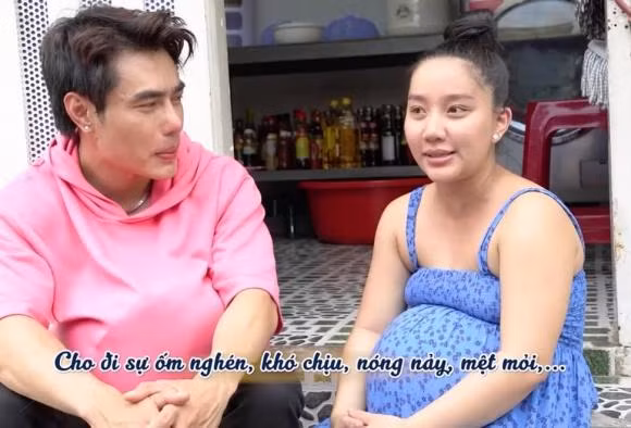 Le Duong Bao Lam choi lon khi mang bung bau gia-Hinh-7