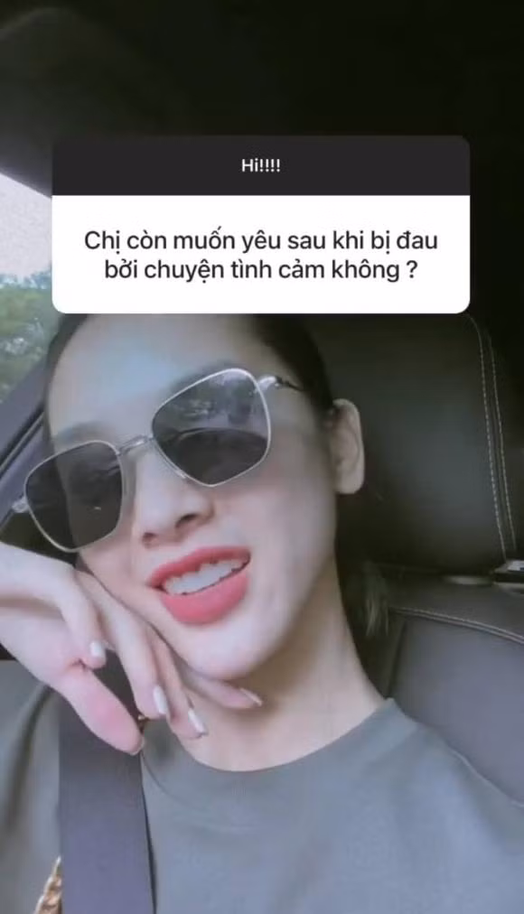 Quynh Luong bay to suy nghi ve tinh yeu sau khi 