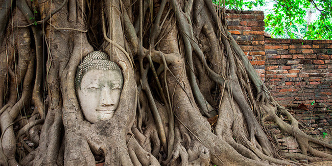  Ayutthaya, Thái Lan: Từng là thủ đô của vương quốc Xiêm, Ayutthaya là một trung tâm thương mại lớn. Ayutthaya nằm trên một hòn đảo nhân tạo ở nơi hợp lưu của 3 con sông Chao Phraya, Lopburi và Passak. Mặc dù thành phố đã bị phá hủy trong cuộc chiến với người Myanmar, các di tích còn sót lại là một Trung tâm Di sản Thế giới được UNESCO công nhận vẫn được tìm thấy giữa thành phố Ayutthaya hiện đại.
