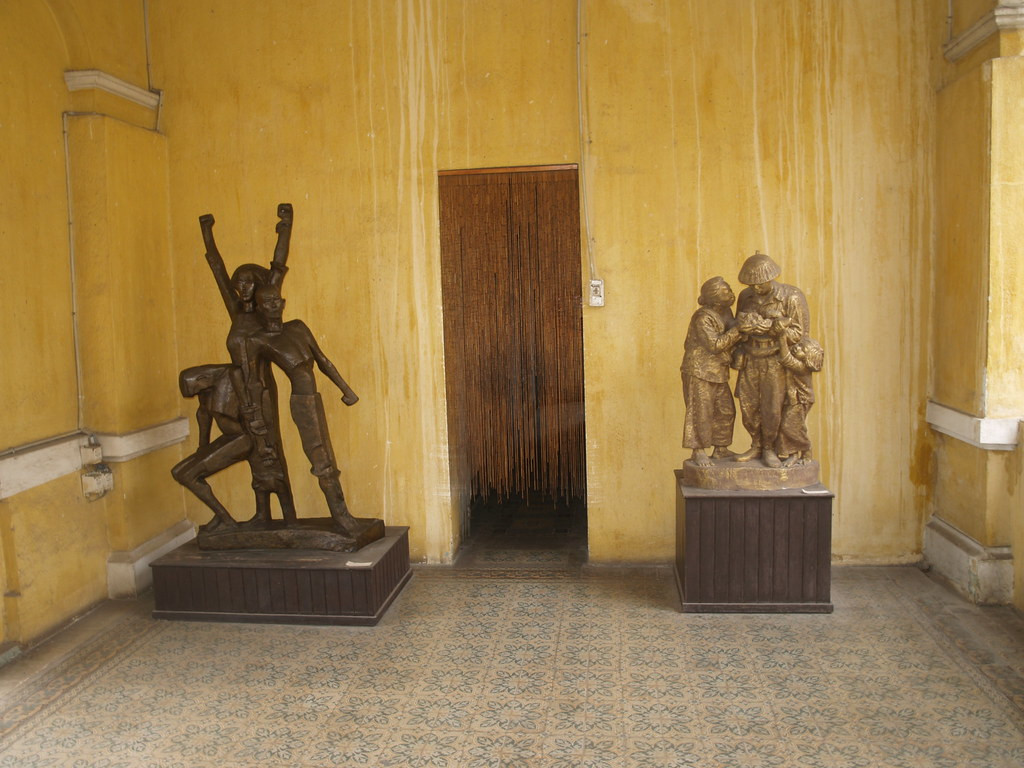 Các tác phẩm điêu khắc ở một góc Bảo tàng. Ảnh: Pierre-mary Thibault.