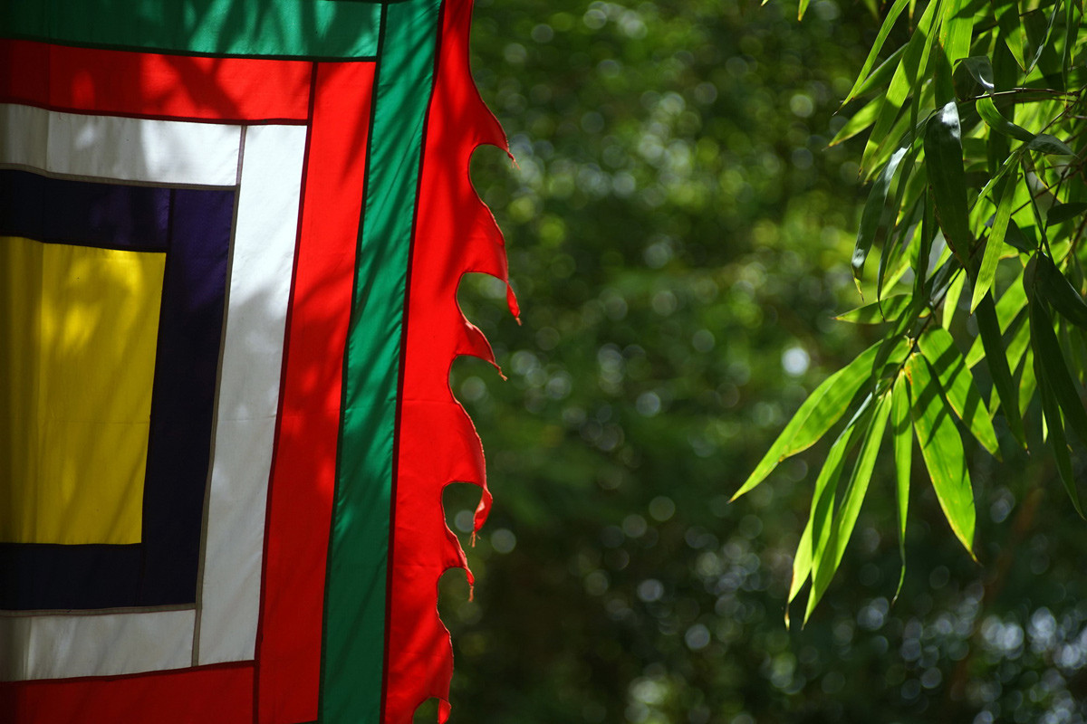 Trước hiện tượng nói trên, một số nhà văn hóa đã có ý kiến để đưa hình ảnh cờ ngũ sắc trở về đúng với ý nghĩa ban đầu của lá cờ truyền thống này.