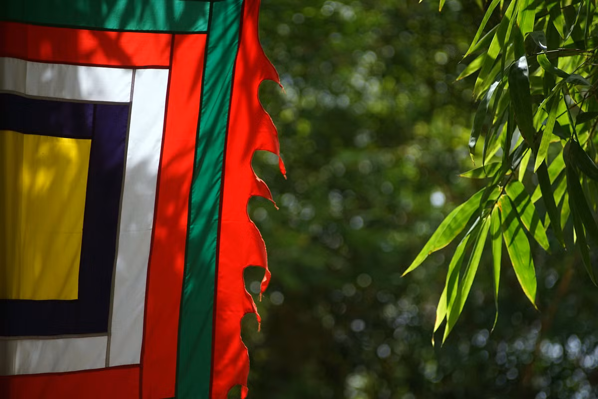 Trước hiện tượng nói trên, một số nhà văn hóa đã có ý kiến để đưa hình ảnh cờ ngũ sắc trở về đúng với ý nghĩa ban đầu của lá cờ truyền thống này.