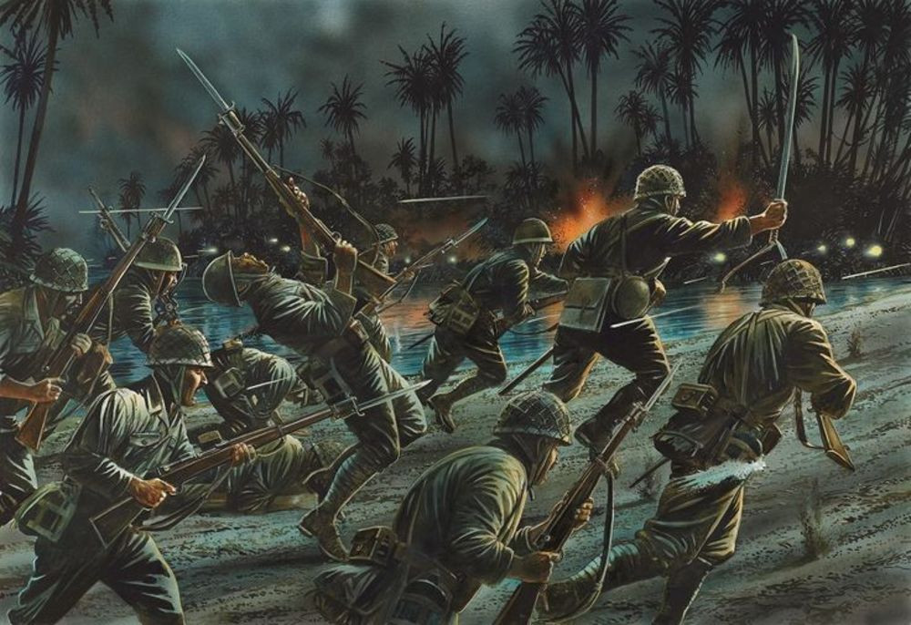 Cuộc tấn công kiểu Banzai lớn nhất là trận Saipan vào năm 1944. Gần 4.300 lính Nhật tử trận trong trận chiến này. Trong khi đó, phía Mỹ tử trận 650 người, Tiểu đoàn bộ binh số 1 và 2, thuộc sư đoàn Bộ binh số 105 bị tiêu diệt gần hết.