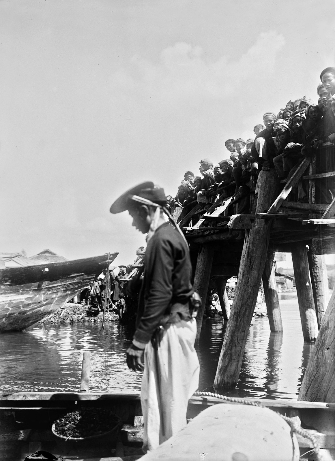 Chuẩn bị lên đường từ bến Duơng để đi thuyền buồm đến Cap St Jacques (Vũng Tàu).