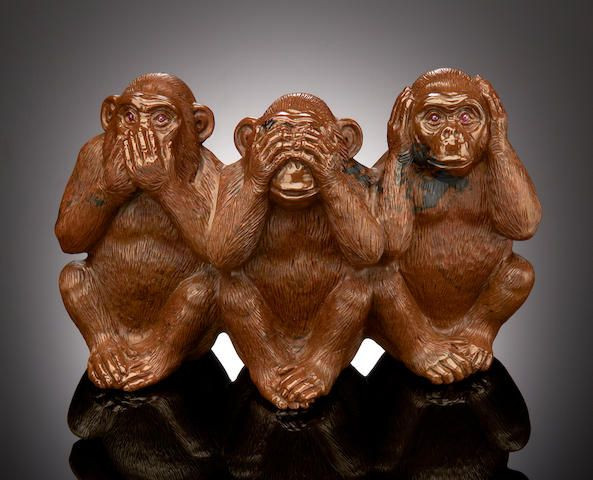 Tư tưởng đó được du nhập vào Phật giáo Ấn Độ cổ, từ Ấn Độ truyền vào Trung Quốc, rồi Nhật Bản. Và từ Nhật Bản, hình tượng "Bộ khỉ tam không" trở nên nổi tiếng thế giới.