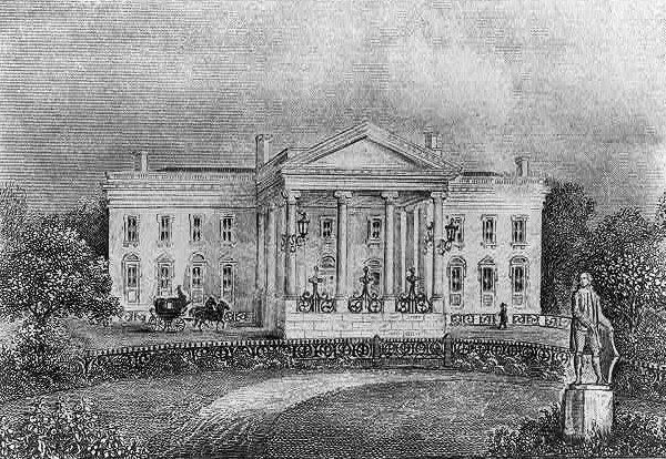 Tiến độ thi công của công trình được đánh giá là rất chậm. Sau 8 năm và tiêu tốn 232.371 USD (tương đương với 2,4 triệu USD theo trị giá ngày nay), dinh thự được hoàn thành ngày 1/11/1800.