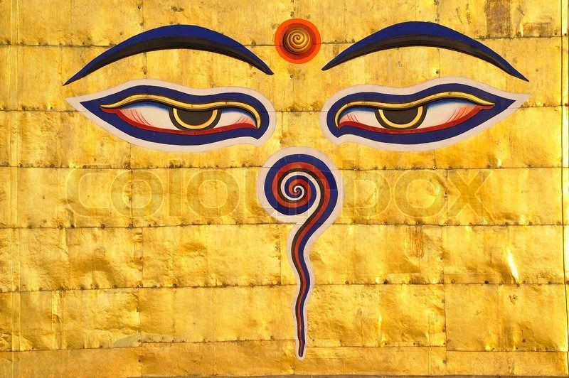 Dấu chấm giữa hai lông mày chính là con mắt thứ ba, tượng trưng cho sự giác ngộ. Con mắt này được khai mở nhờ sự thức tỉnh của sức mạnh tinh thần, của kiến thức và trí tuệ, có thể nhìn thấy những điều mà mắt thường không thể thấy.