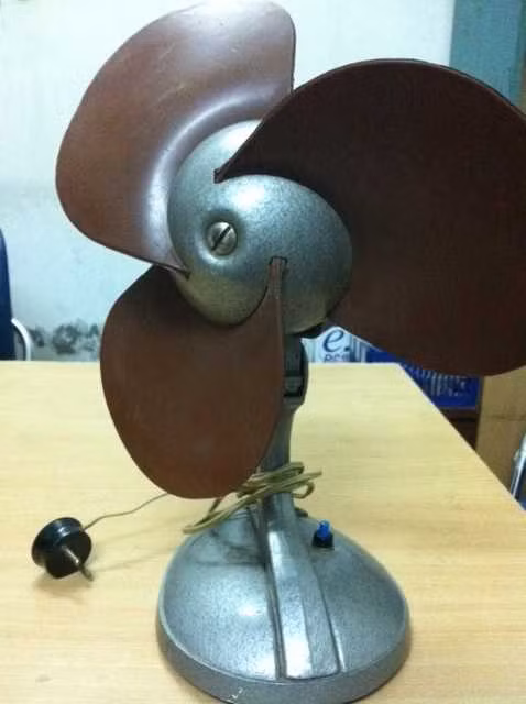 Theo các diễn đàn đồ cũ quốc tế, quạt tai voi được được sản xuất tại một nhà máy ở Dnepropetrovsk (Ukraine, Liên Xô cũ). Có mã hiệu là ВЭ-1 (VE-1), quạt tai voi có cấu tạo rất đơn giản, với ba cánh bằng cao su, vỏ và đế được đúc bằng gang.