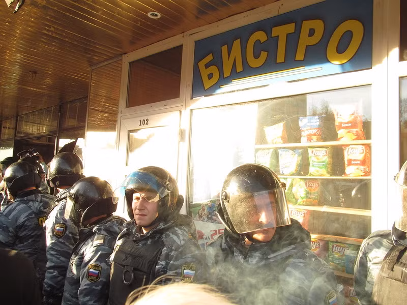 Người bản xứ Caucasus làm việc ở nhiều chợ rau xung quanh Moscow.