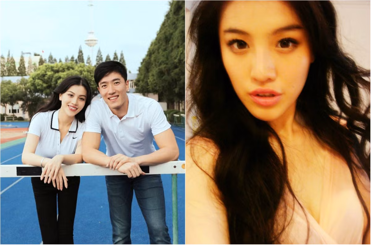 Vận động viên điền kinh Liu Xiang, sinh năm 1983, từng là gương mặt vận động viên đột phá của năm tại Trung Quốc cũng có cô vợ Ge Tian là người mẫu cực kỳ gợi cảm.