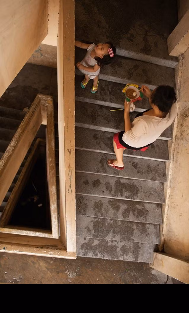 Bộ ảnh ghi lại những hoạt động thường ngày của hai mẹ con Aimee và Nami và không hề có sự sắp đặt.