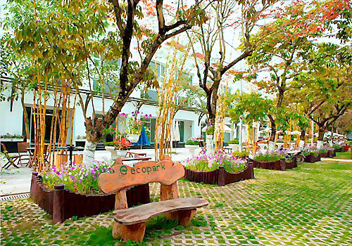 Những nơi này vừa mang vẻ đẹp hiện đại nhưng vẫn có nhiều nét riêng như xa rời sự ồn ào của đường xá, không khí trong lành và cũng có vô số cảnh đẹp.