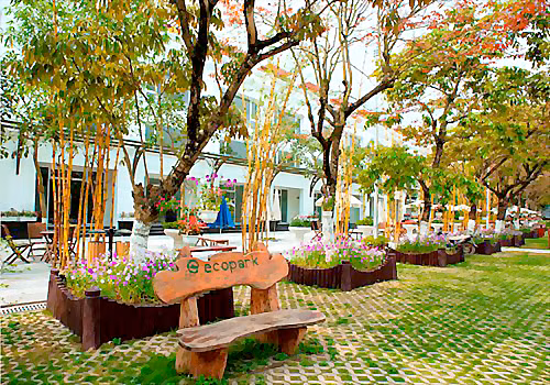 Những nơi này vừa mang vẻ đẹp hiện đại nhưng vẫn có nhiều nét riêng như xa rời sự ồn ào của đường xá, không khí trong lành và cũng có vô số cảnh đẹp.